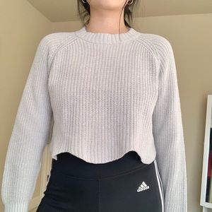 🛍Grey Scallop Sweater